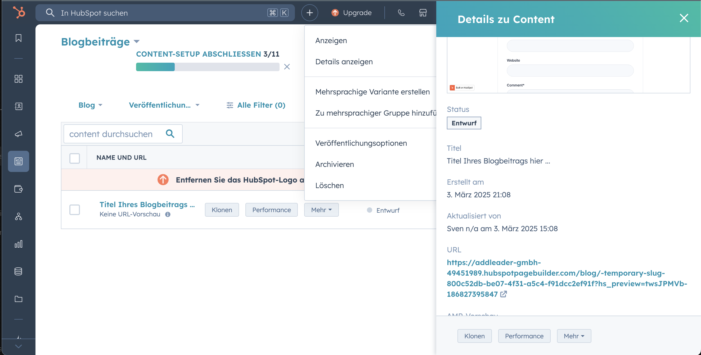 Hubspot Rss Feed Einrichten Schritt 3
