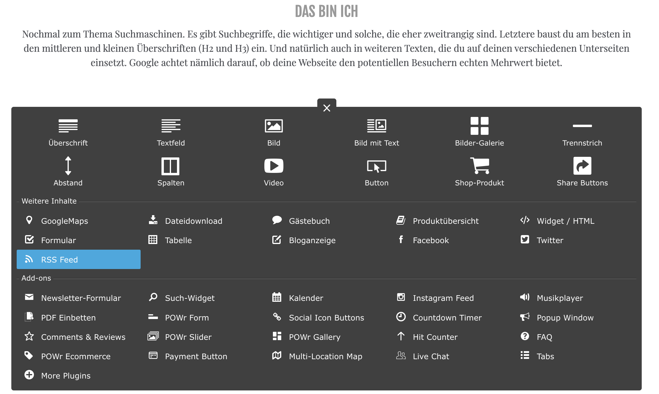 Jimdo Rss Feed Button Einrichten 3